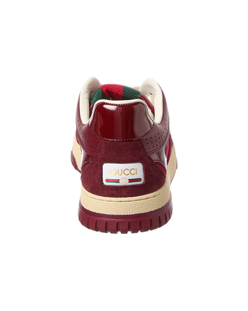 Gucci Gucci Re-Web Gg Canvas & Leather Sneaker