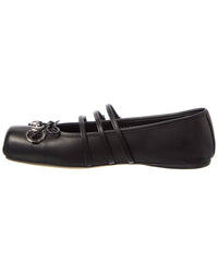 Gucci Horsebit Leather Flat