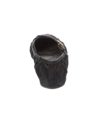 Dolce & Gabbana Logo Satin Flat