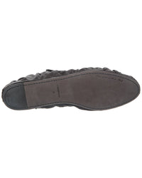 Dolce & Gabbana Logo Satin Flat