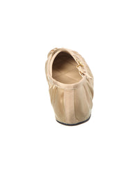 Dolce & Gabbana Logo Satin Flat