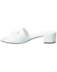 Dolce & Gabbana Dg Logo Leather Mule
