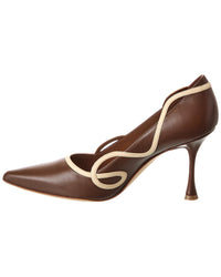 Manolo Blahnik Ansaki 90 Leather Pump