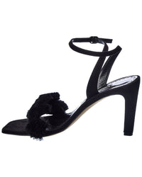 Manolo Blahnik Hiebi 90 Suede Sandal