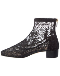 Dior Dior Naughtily Lace & Leather Bootie