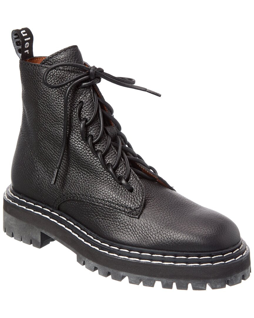 Proenza Schouler Proenza Schouler Leather Combat Boot