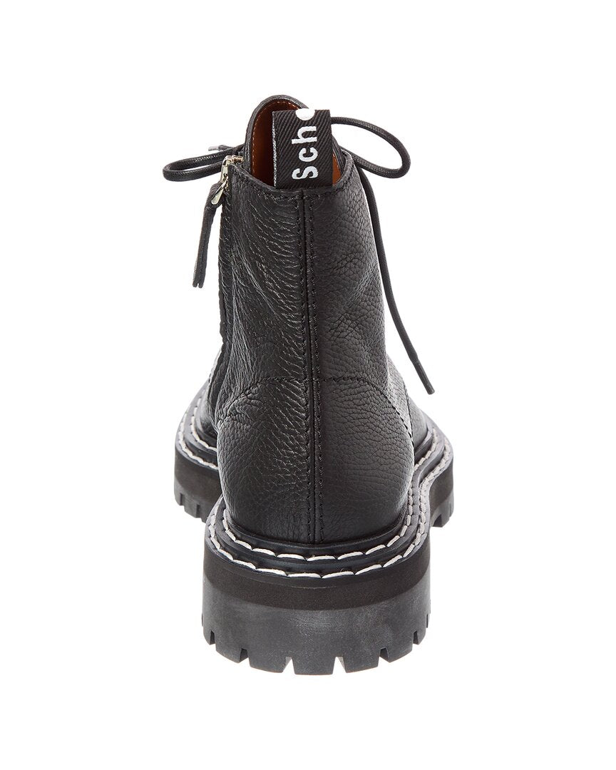Proenza Schouler Proenza Schouler Leather Combat Boot