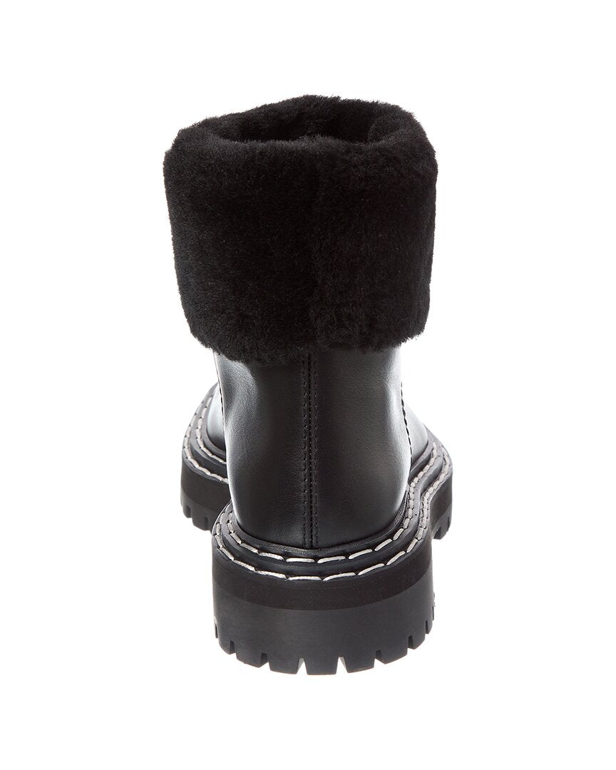 Proenza Schouler Leather & Shearling Boot