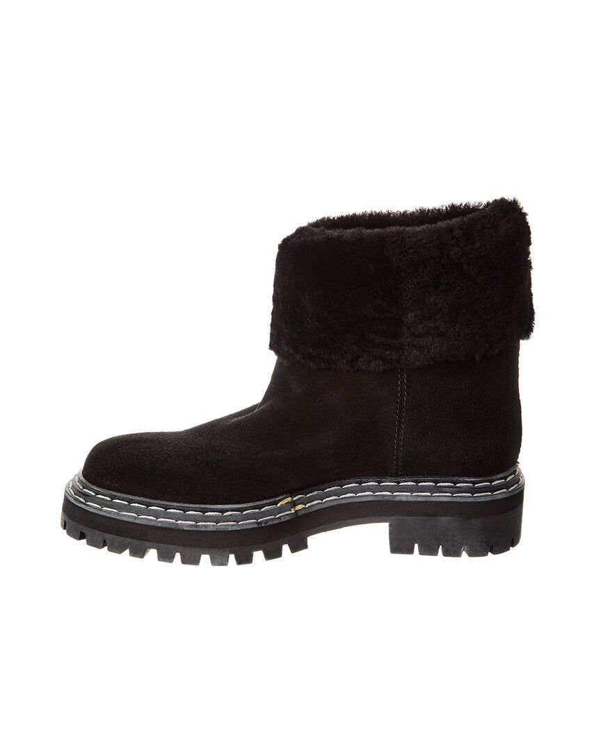 Proenza Schouler Suede & Shearling Boot