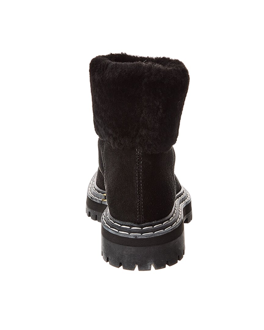 Proenza Schouler Suede & Shearling Boot