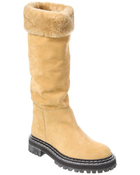 Proenza Schouler Proenza Schouler Suede & Shearling Knee High Boot