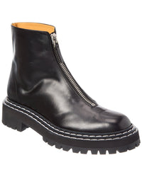 Proenza Schouler Chunky Leather Boot Black