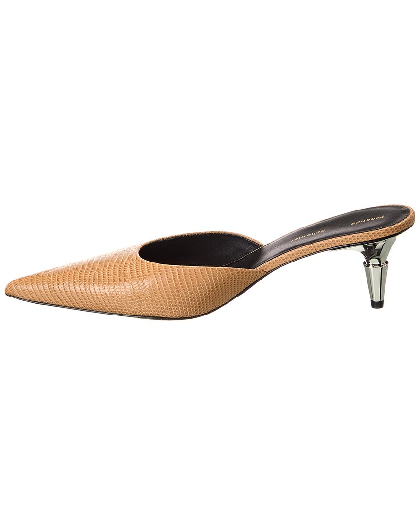 Proenza Schouler Lizard-Embossed Leather Pump