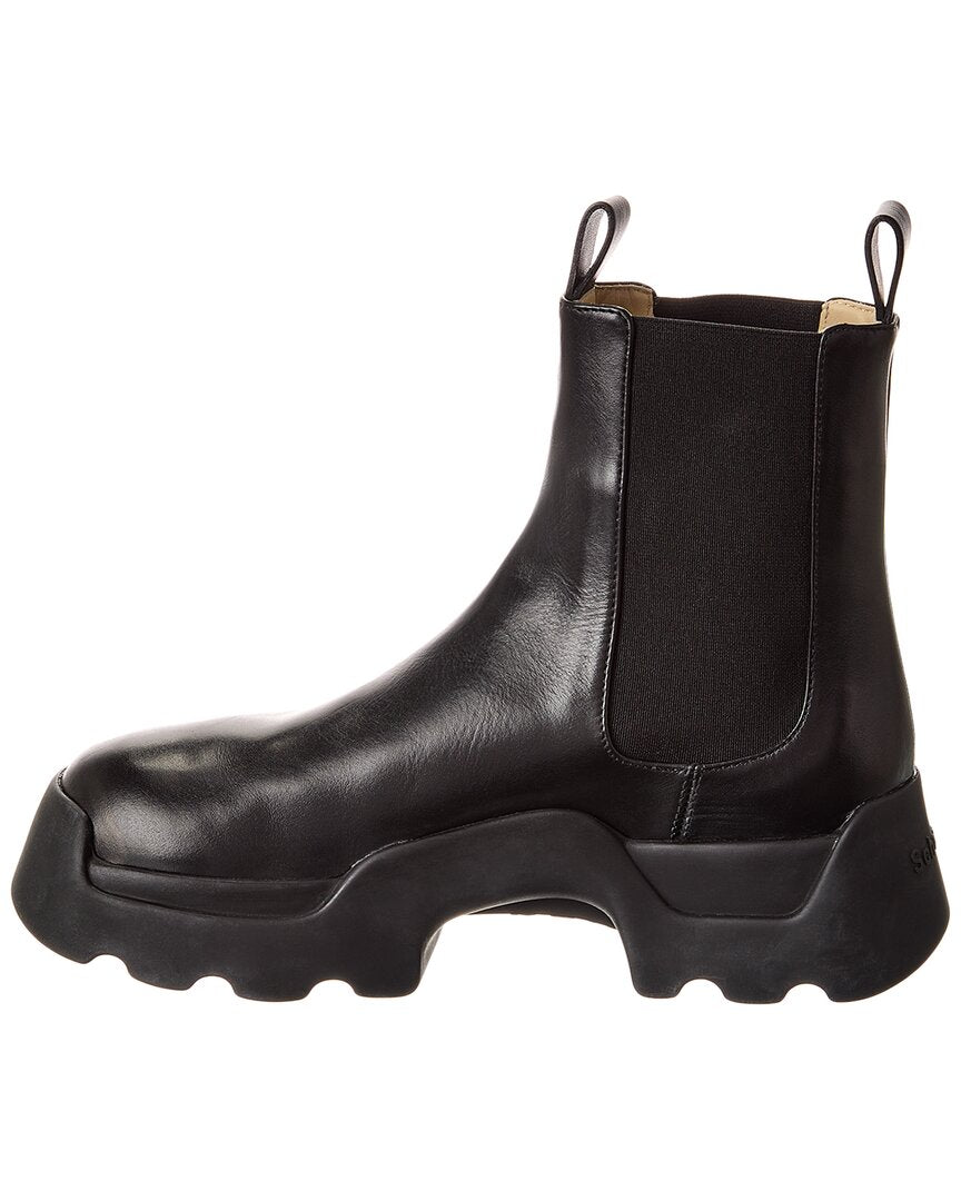 Proenza Schouler Stomp Leather Chelsea Boot