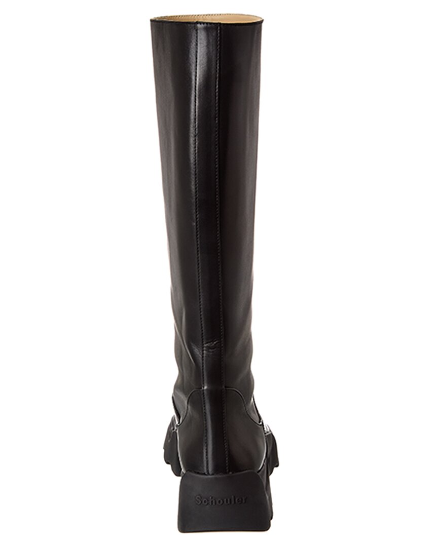 Proenza Schouler Stomp Leather Knee-High Boot
