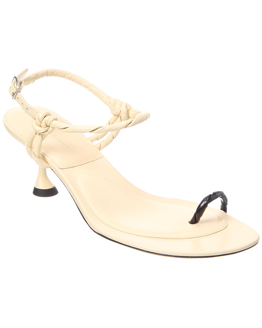 Proenza Schouler Tee Toe Leather Sandal