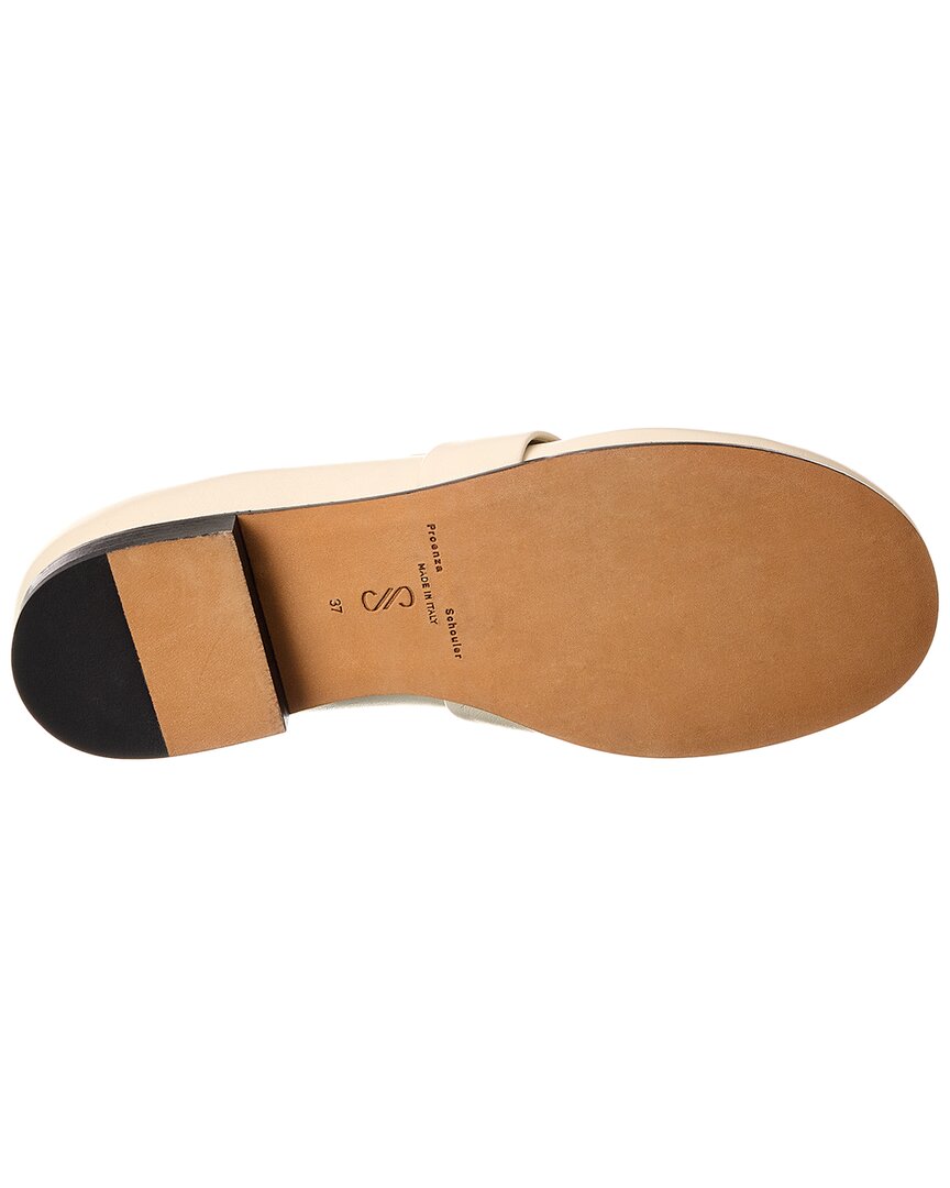 Proenza Schouler Monogram Plaque Leather Loafer