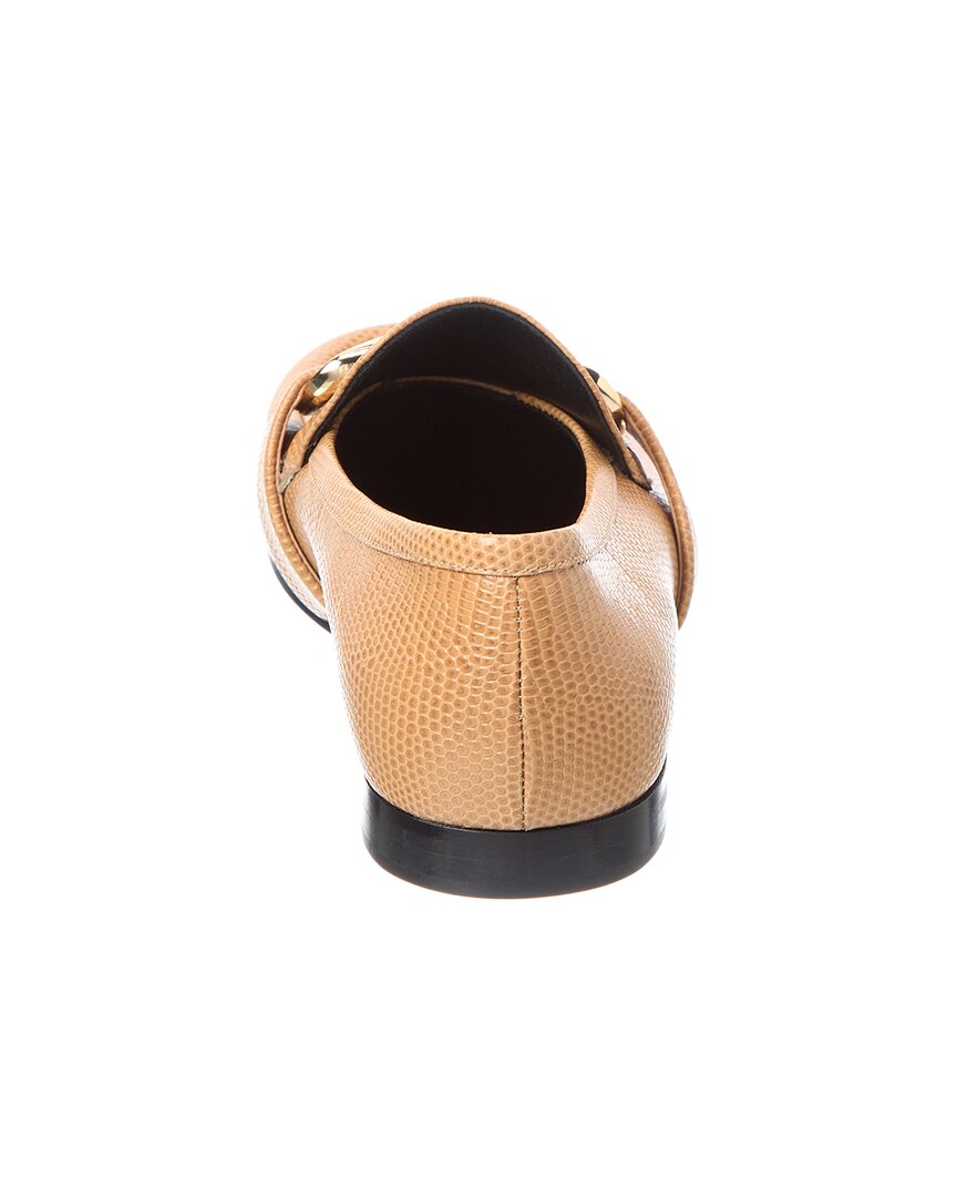 Proenza Schouler Monogram Plaque Leather Loafer