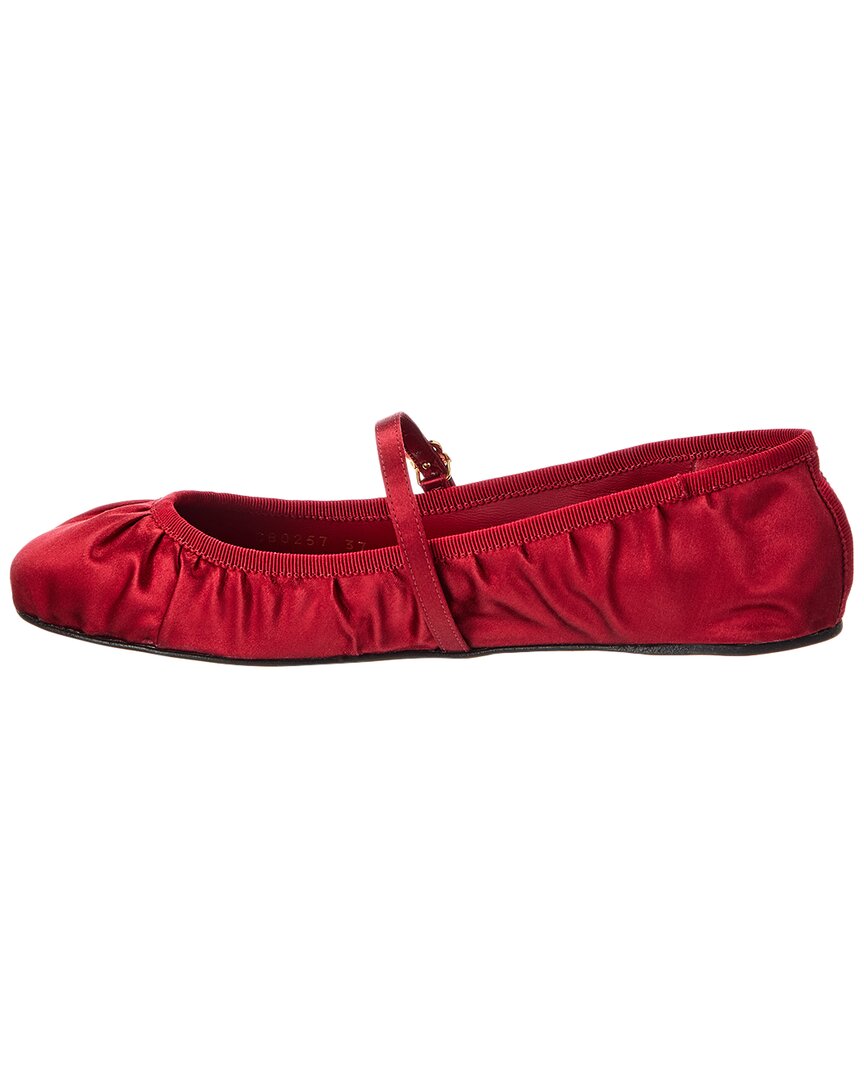 Dolce & Gabbana Dg Logo Satin Flat