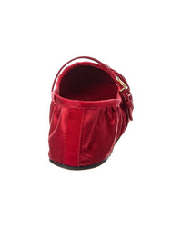 Dolce & Gabbana Dg Logo Satin Flat