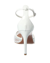 Alaia High Fishnet Mesh & Leather Pump