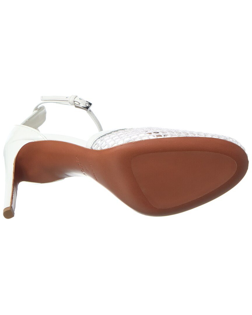 Alaia High Fishnet Mesh & Leather Pump