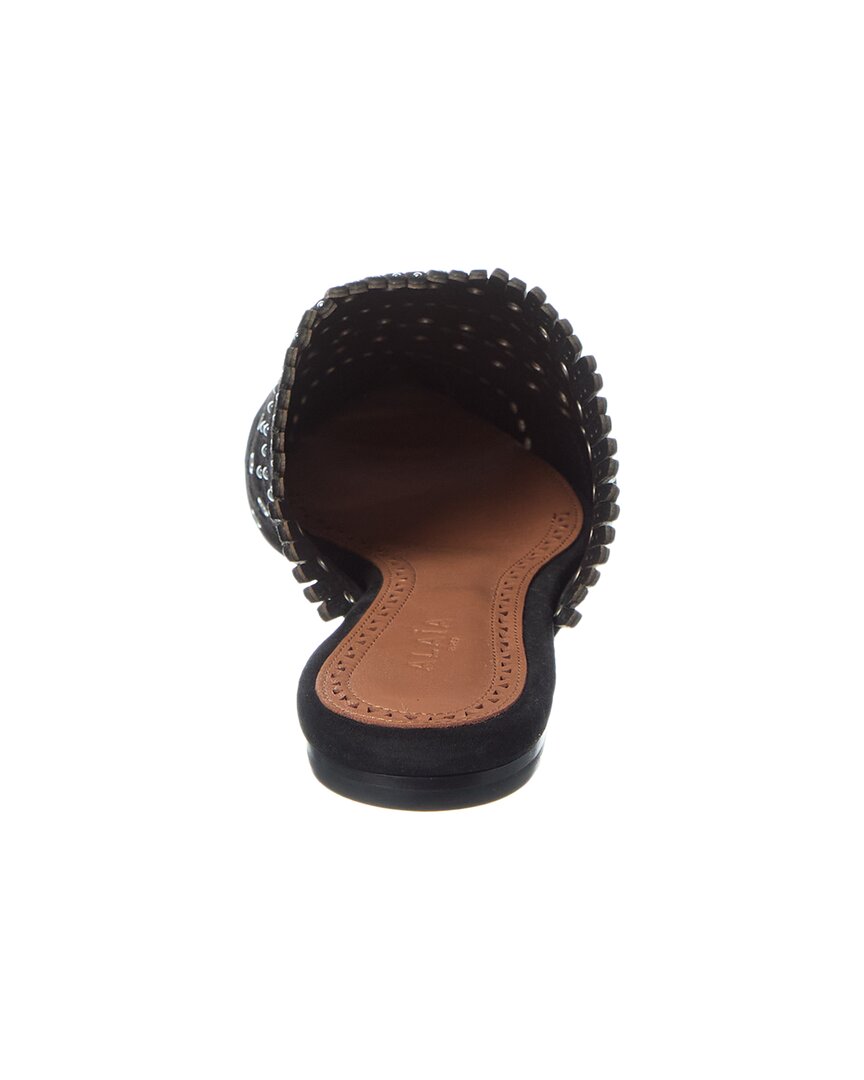 Alaia Suede Mule