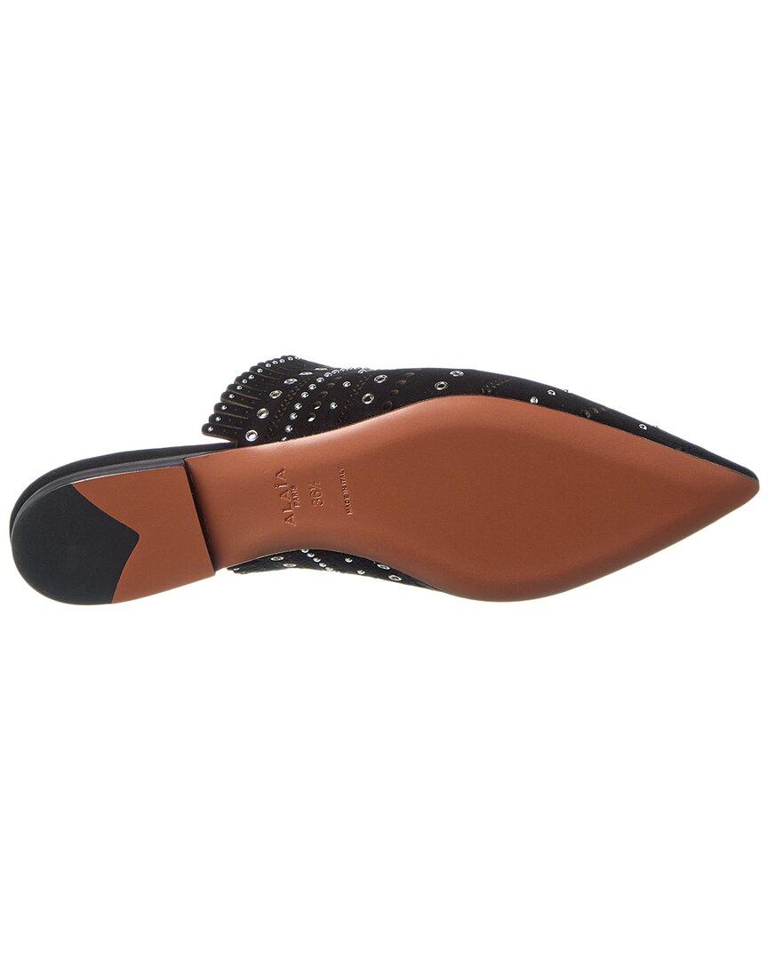 Alaia Suede Mule