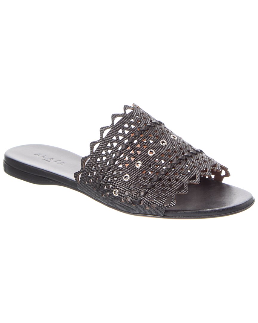 Alaia Leather Sandal