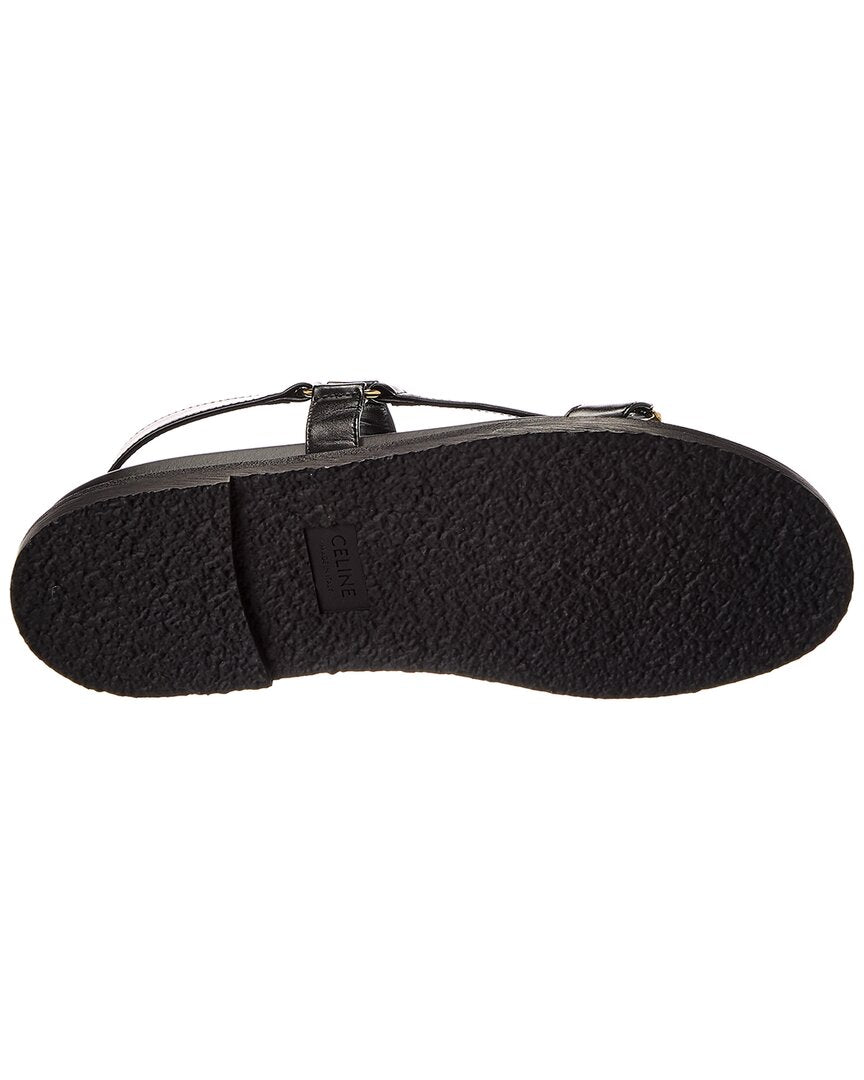 Celine Maud Triomphe Leather Sandal