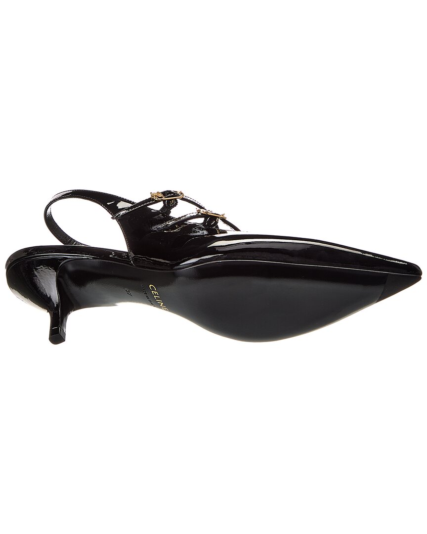 Celine Judy Patent Slingback Pump