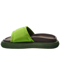 The Attico Padded Satin Platform Sandal