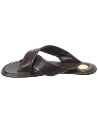 Saint Laurent Carlyle Leather Sandal