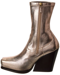 Stella Mccartney Cowboy Stretch Metallic Boot