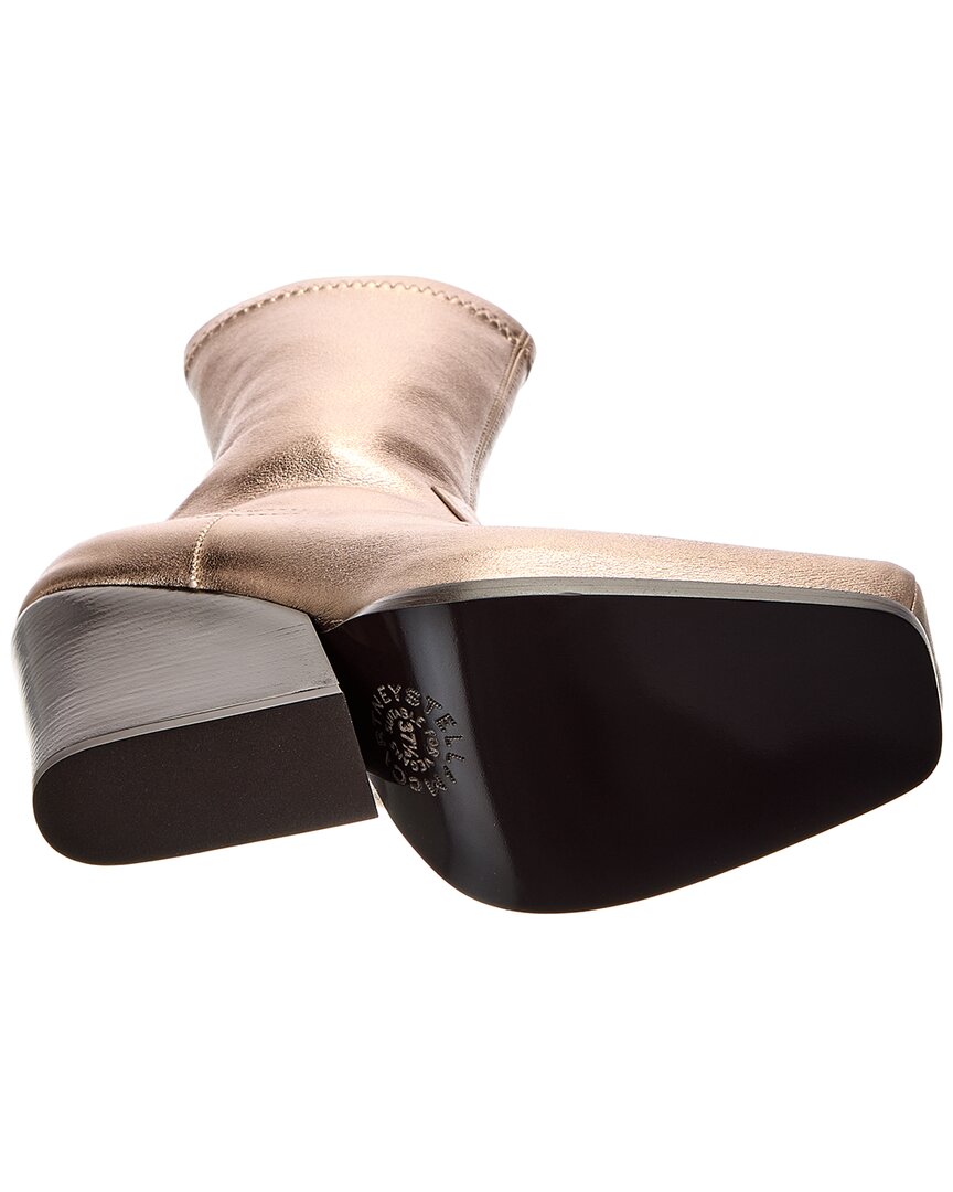 Stella Mccartney Cowboy Stretch Metallic Boot