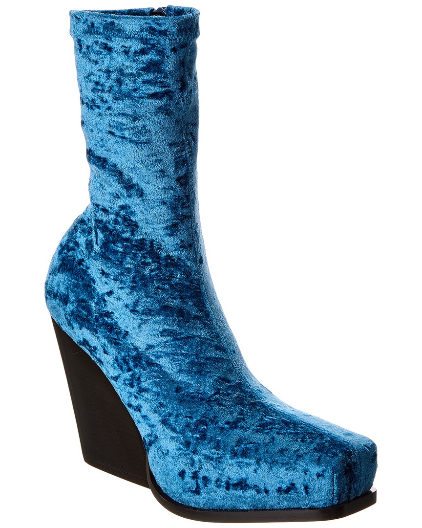 Stella Mccartney Cowboy Crushed Velvet Boot