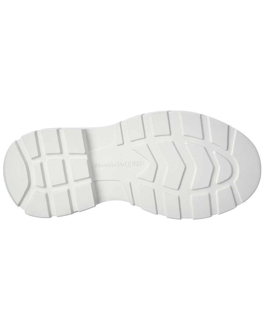 Alexander Mcqueen Tread Slick Glitter & Leather Boot