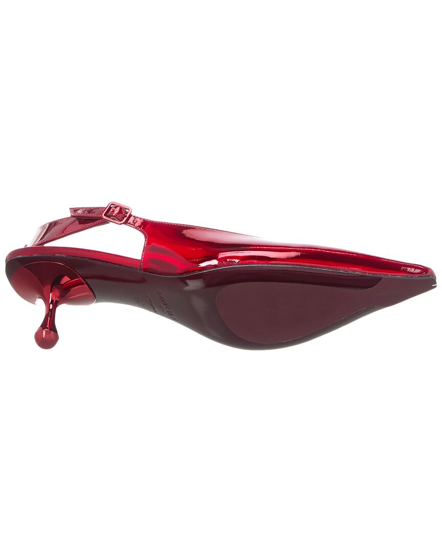 Jimmy Choo Amel 50 Leather Slingback Pump