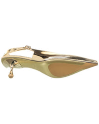 Jimmy Choo Amel 50 Leather Slingback Pump