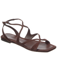 Jimmy Choo Ayla Suede Sandal Brown Multi