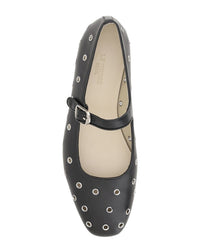 Le Monde Beryl Mary Jane Leather Ballerina Flat