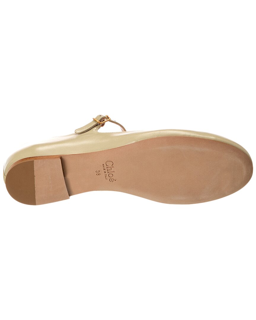 Chloé Marcie Leather Ballerina Flat