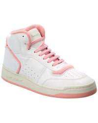 Saint Laurent Saint Laurent Sl/80 Leather High-Top Sneaker