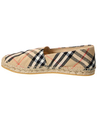 Burberry Mews Check Linen Espadrille