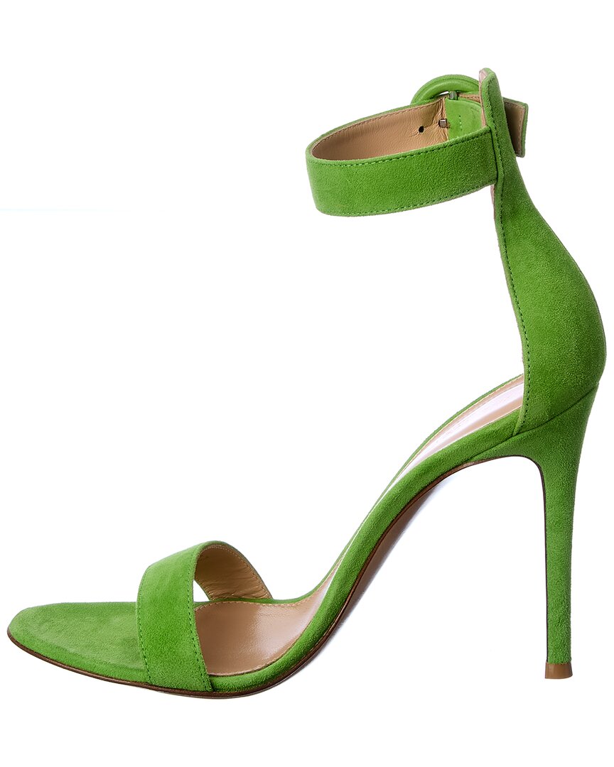 Gianvito Rossi Portofino 105 Suede Sandal