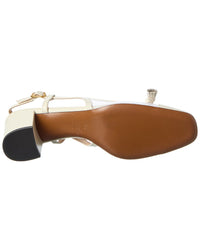 Valentino Valet Du Roi 60 Mesh & Leather Slingback Pump