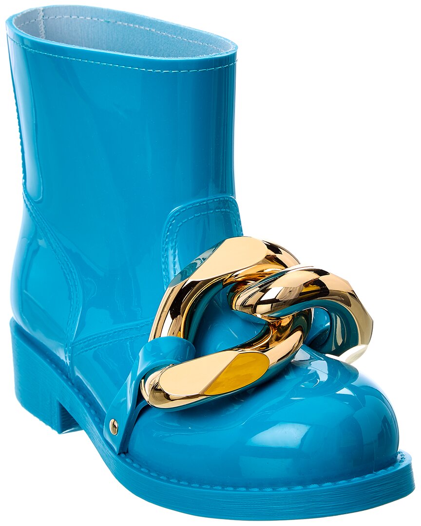 Jw Anderson Chain Rubber Boot Blue