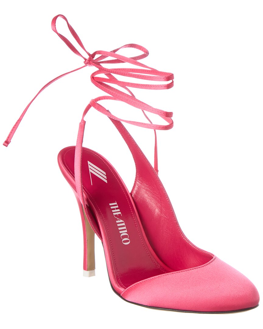 The Attico Carrie Satin Pump Pink 37.5