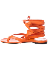 The Attico Ankle Strap Leather Sandal
