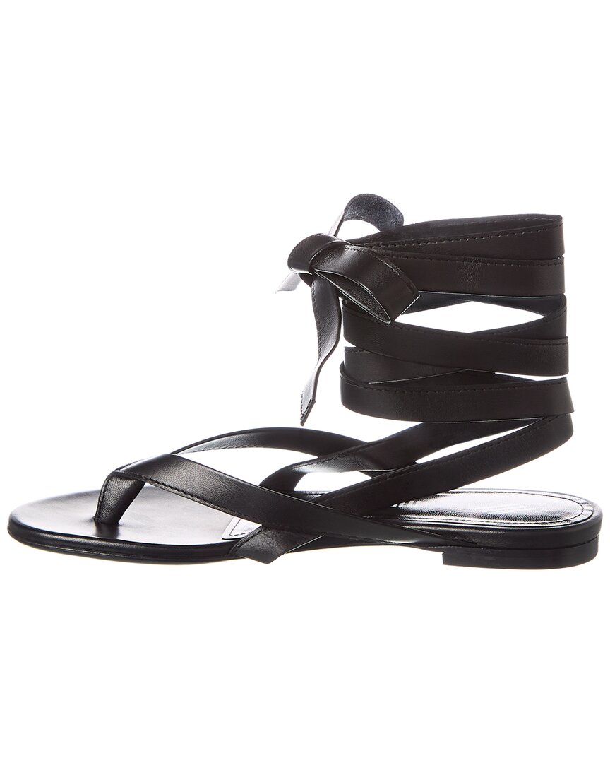 The Attico Ankle Strap Leather Sandal